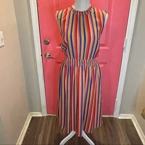 Retro Striped Dress